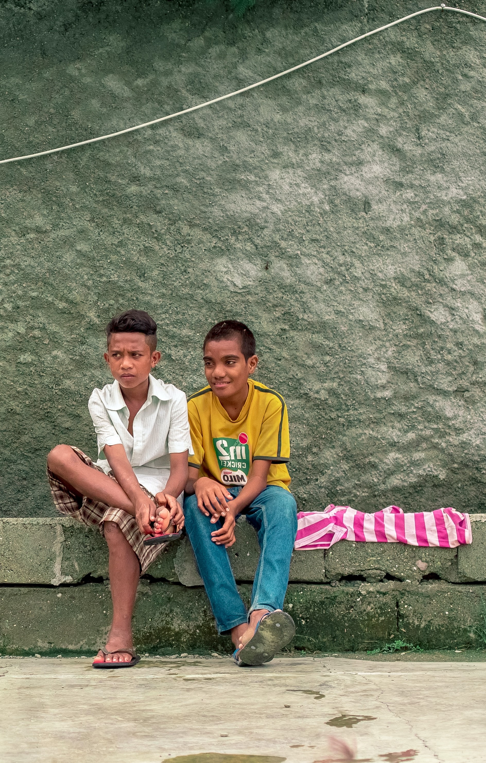 Two boys in East Timor